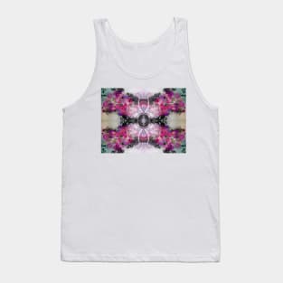 Abstract Floral Pattern Tank Top